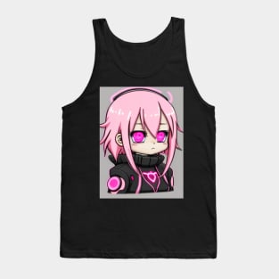 Super Cute Kawaii Anime Girl Girls Manga Characters Pink Tank Top